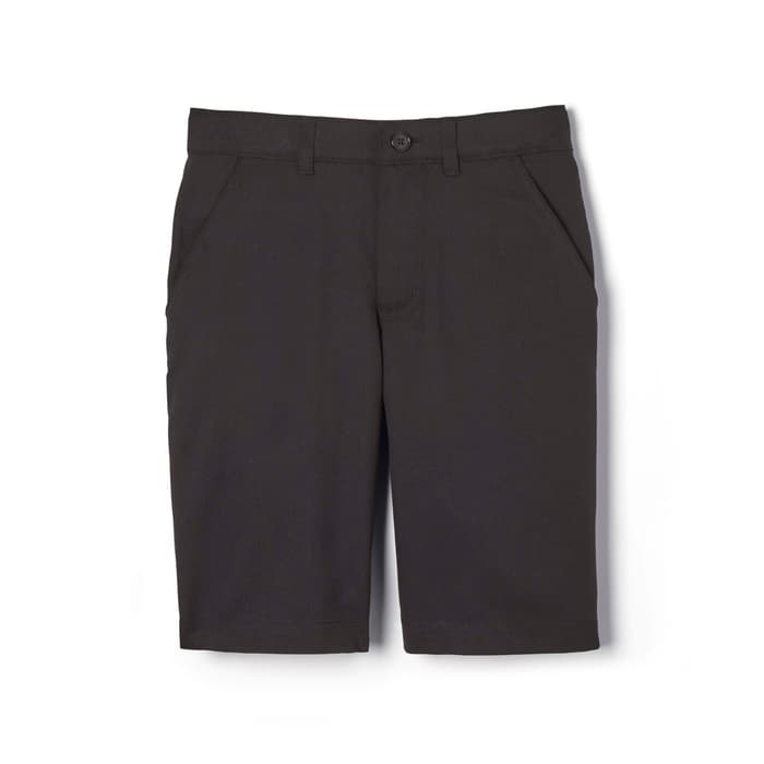 Boys Flat Front Stretch performance uniform shorts