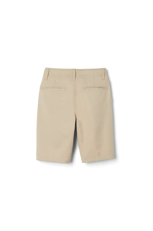Boys Flat Front Stretch performance uniform shorts