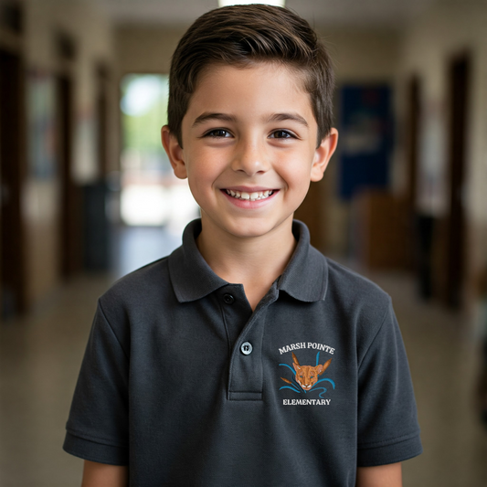 Kids short sleeve performance polo - Bayside Uniforms