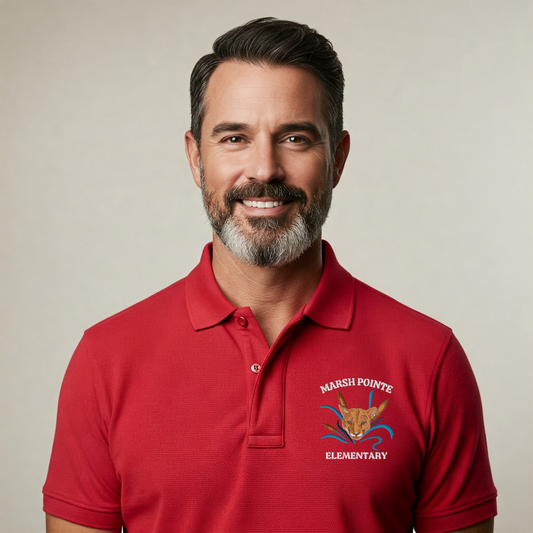 Men Classic Short Sleeve Pique Polo - Bayside Uniforms